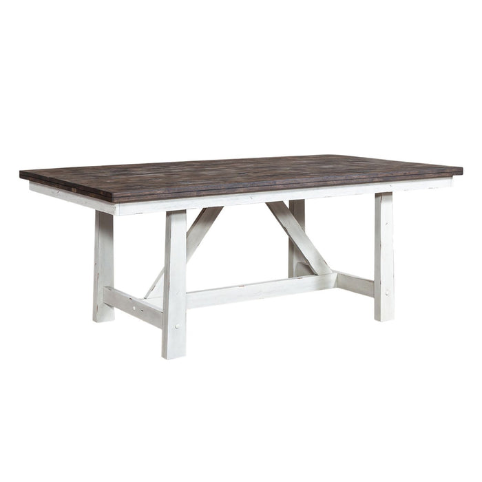 Farmhouse - Fixed Top Trestle Table - White