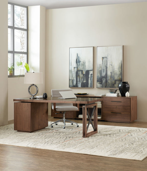 Home Office - Desk Pedestal - Dark Brown