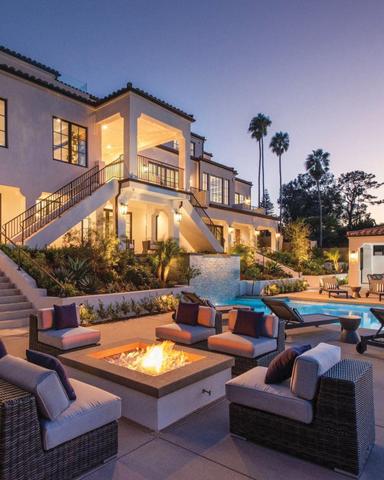 Havana - Armless Club, With Self Welt - Canvas Flax / Dark Brown