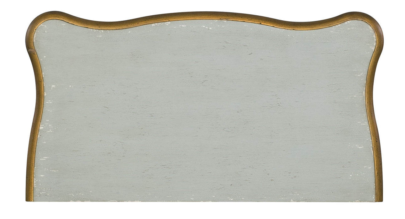 Melange - French 2-Drawer Chest - Pearl Silver