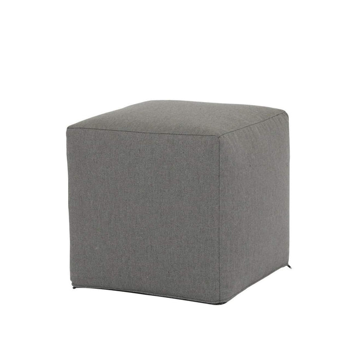 18" Pouf Cube - Heritage Granite