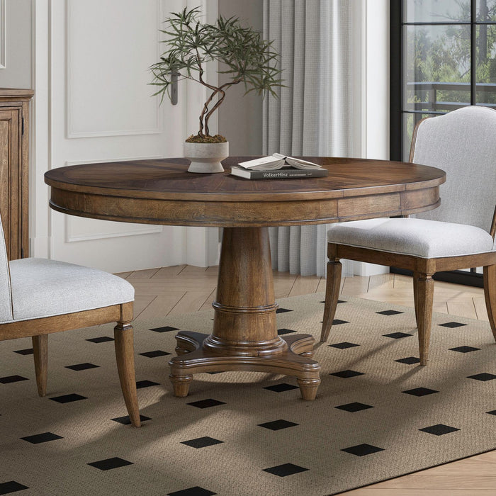 Harrison Heights - Pedestal Table - Sienna