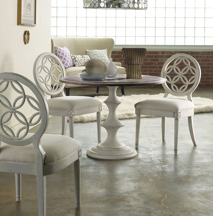 Melange - Brynlee Side Chair - White