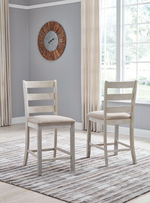 Skempton - Upholstered Barstool (Set of 2) - White