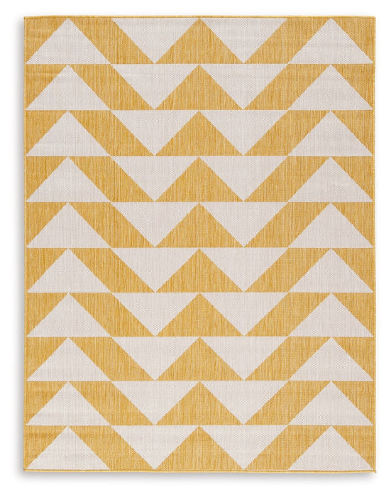 Thomley - 8' x 10' Rug - Ivory / Yellow