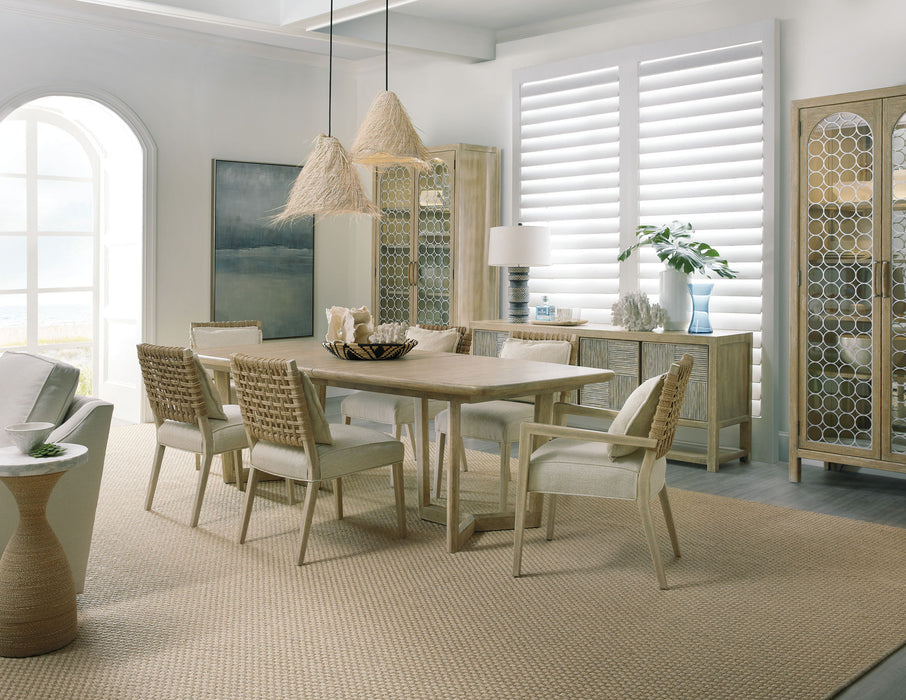 Surfrider - Rectangle Dining Table With 2-18" Leaves - Light Brown