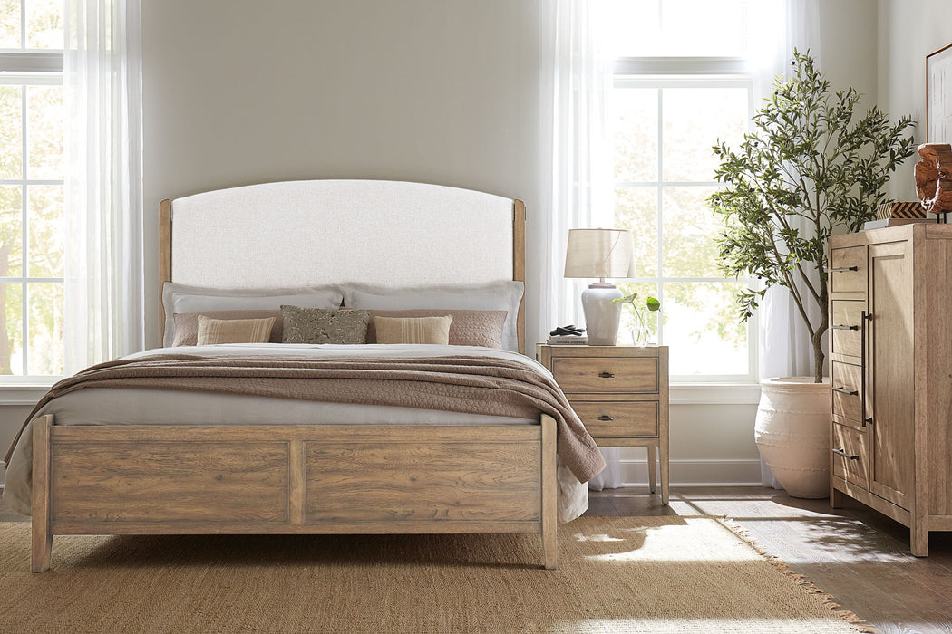 Vineyard Row - Four-Drawer Door Chest - Light Brown