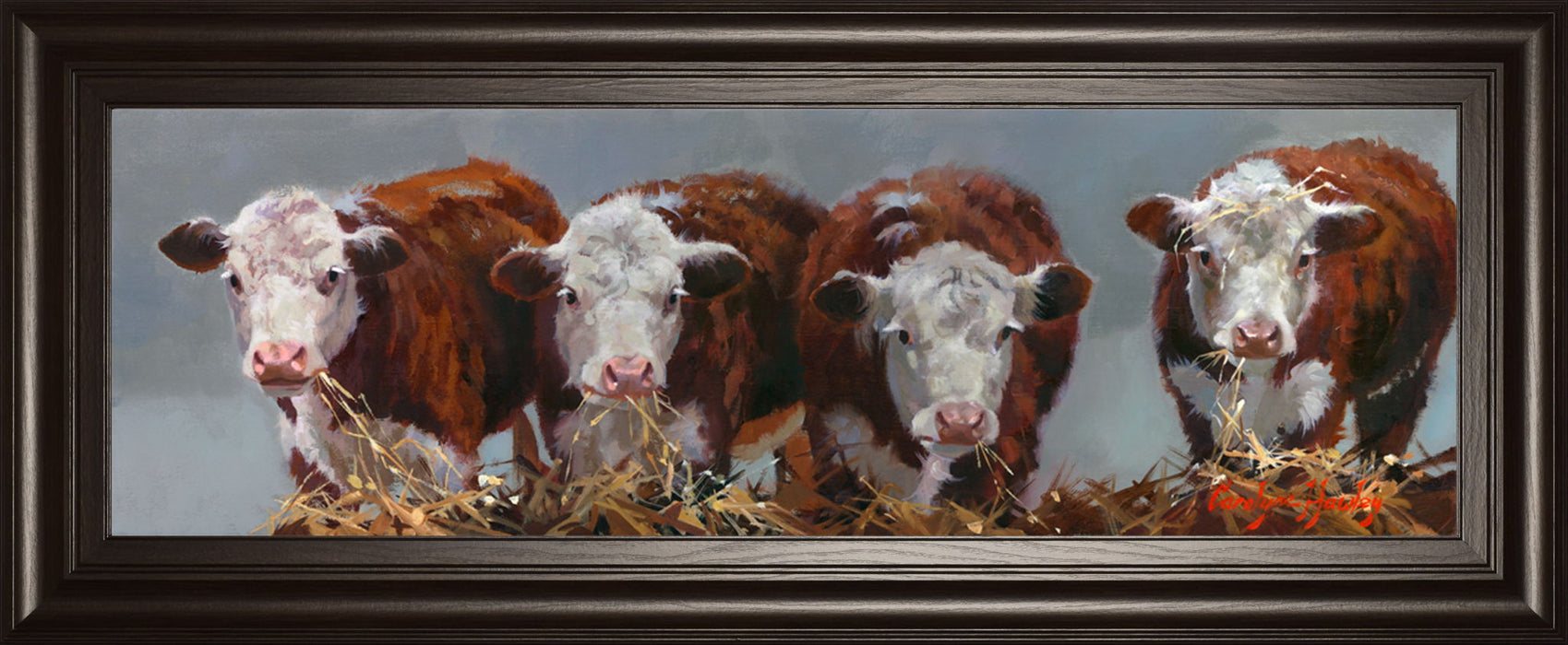 18x42 The Diner's Club By Carolyne Hawley - Dark Brown