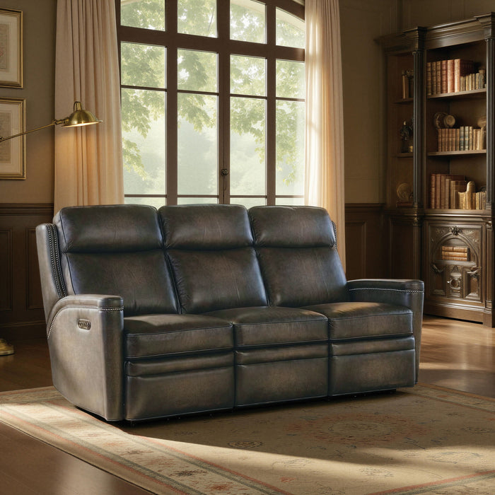 MS - Hamilton Power Sofa With Power Headrest