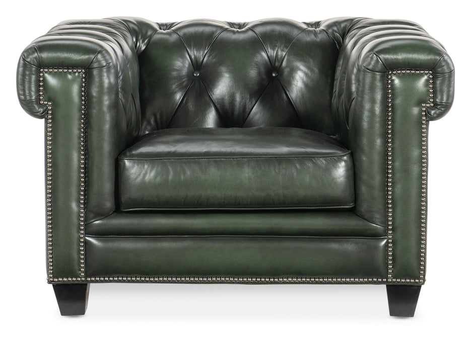 Charleston - Tufted Chair - Dark Green