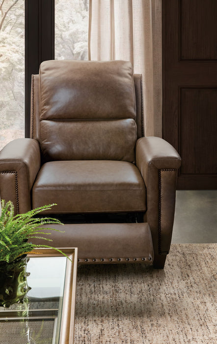 MS - Julian Zero Gravity Power Recliner with Power Headrest - Dark Brown