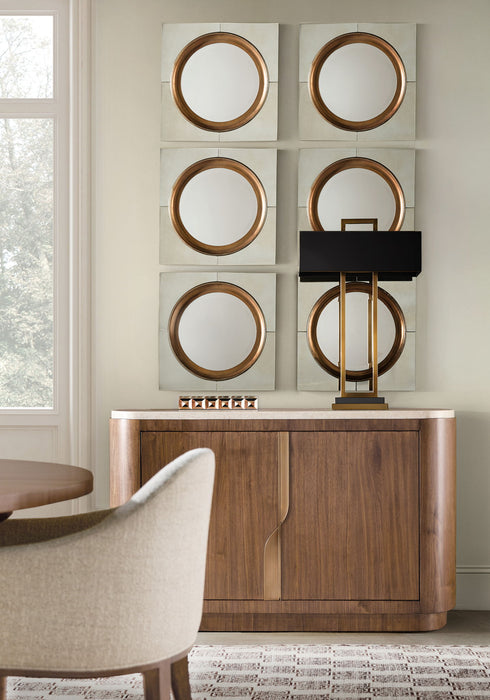 Eleana - Server - Medium Wood / Beige