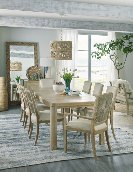 Surfrider - Rectangle Dining Table With 1-18" Leaf - Light Brown