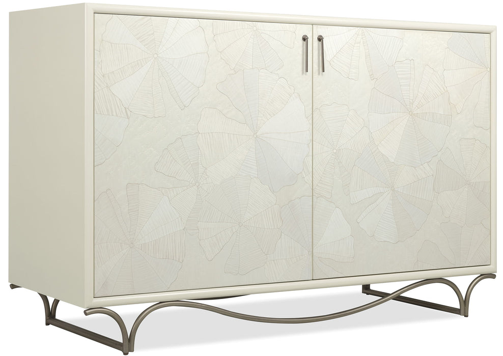 Melange - White Lotus Hall Chest - White