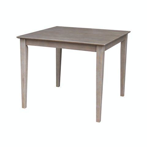 Dining Essentials - 36" Square Table Top w/ 30" Shaker Legs