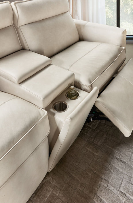 MS - Vann Six-Piece Power Sectional - White