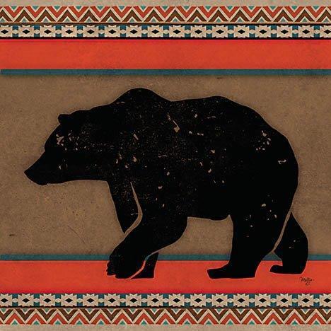 Out West Bear By Mollie B. (Framed) - Light Brown