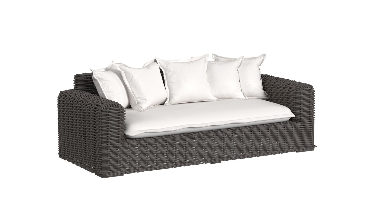 Cabo - Loveseat - Dark Gray / White