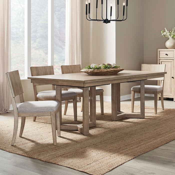 Proximity Place - Double Pedestal Table Set