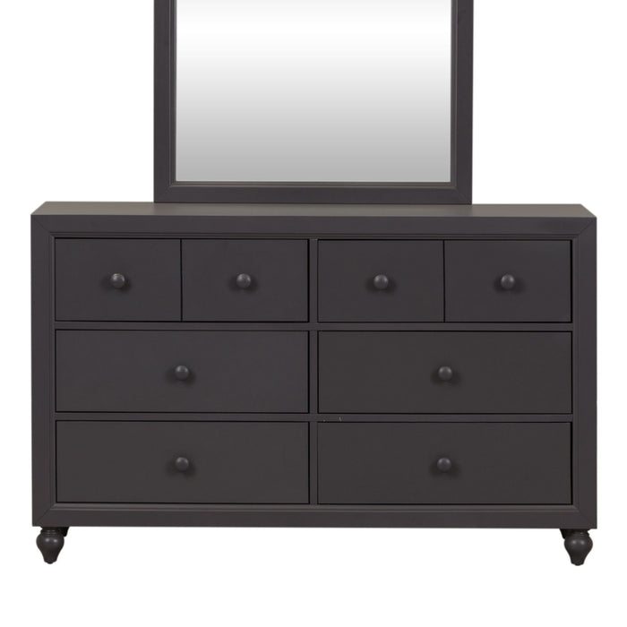 Cottage View - 6 Drawer Dresser - Dark Gray
