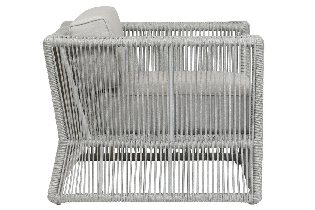 Miami - Club Chair, With Self Welt - Echo Ash / Pearl Silver