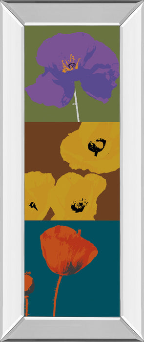 18x42 Pop Poppies By Li-Legger - Yellow