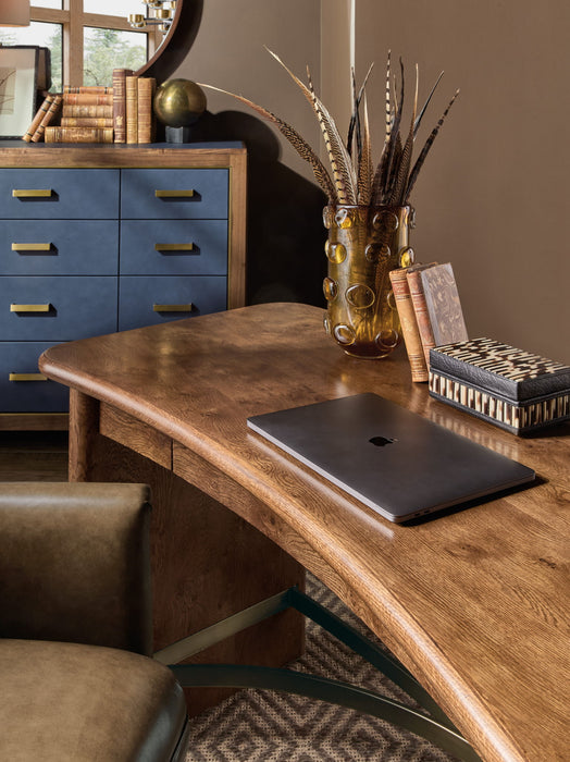 Melange - Romano Writing Desk - Light Brown