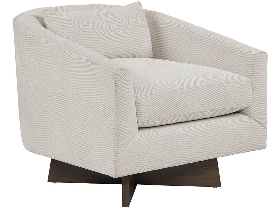 Lamar - Swivel Chair, Special Order - White / Gray