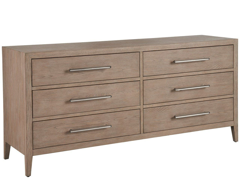 Modern - Cove Drawer Dresser - Dark Brown