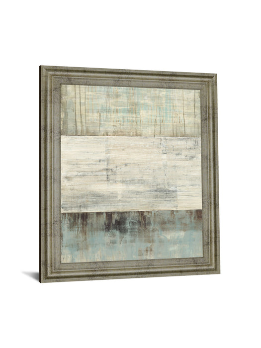 Cool Drift - 28" x 34" Framed Wall Art - Beige