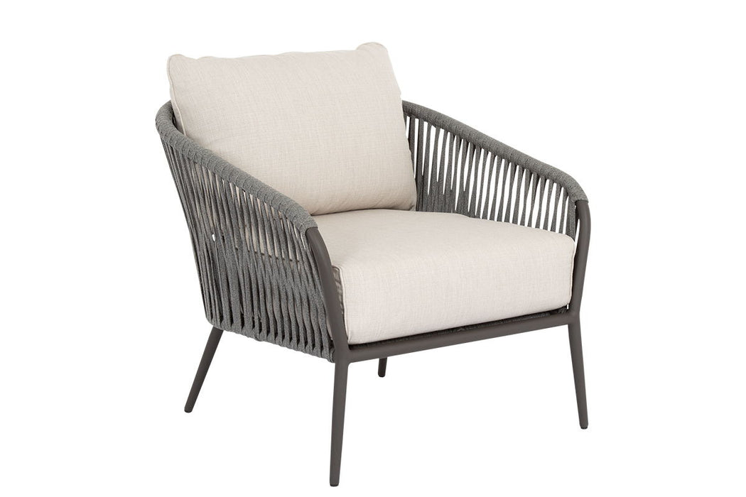 Florence - Club Chair, No Welt - Echo Ash / White