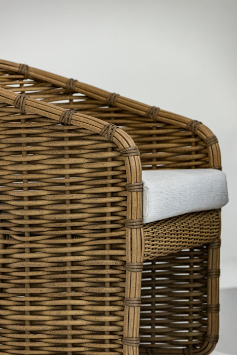 Playa - Dining Chair - Light Brown / White