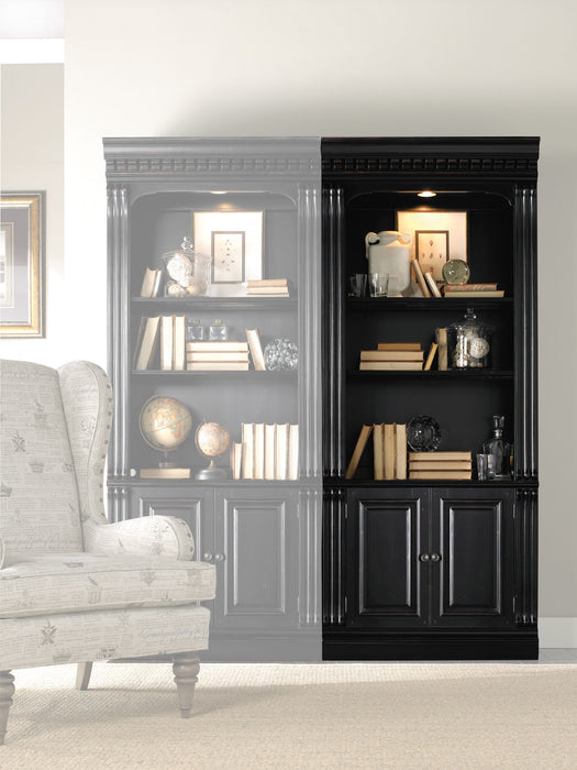 Telluride - Bunching Bookcase (With Doors) - Black