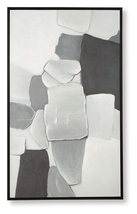 Adilson - Wall Art - White / Gray / Black