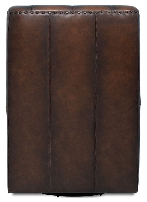 CC - Senda Swivel Chair - Dark Brown