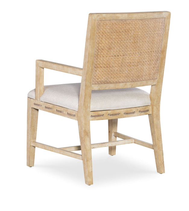 Retreat - Cane Back Arm Chair  - Beige