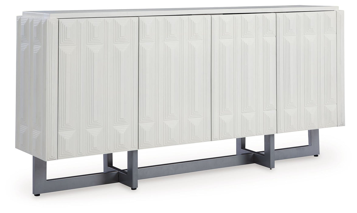 Ornawel - Accent Cabinet - Distressed White