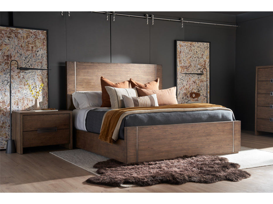 Modern - Koda King Panel Bed - Dark Brown