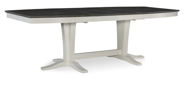 Milano Double Pedestal Extension Table