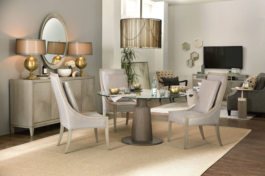 Elixir - Host Chair - Pearl Silver