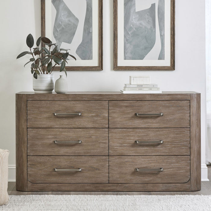 South Bend - 6 Drawer Dresser - Brown
