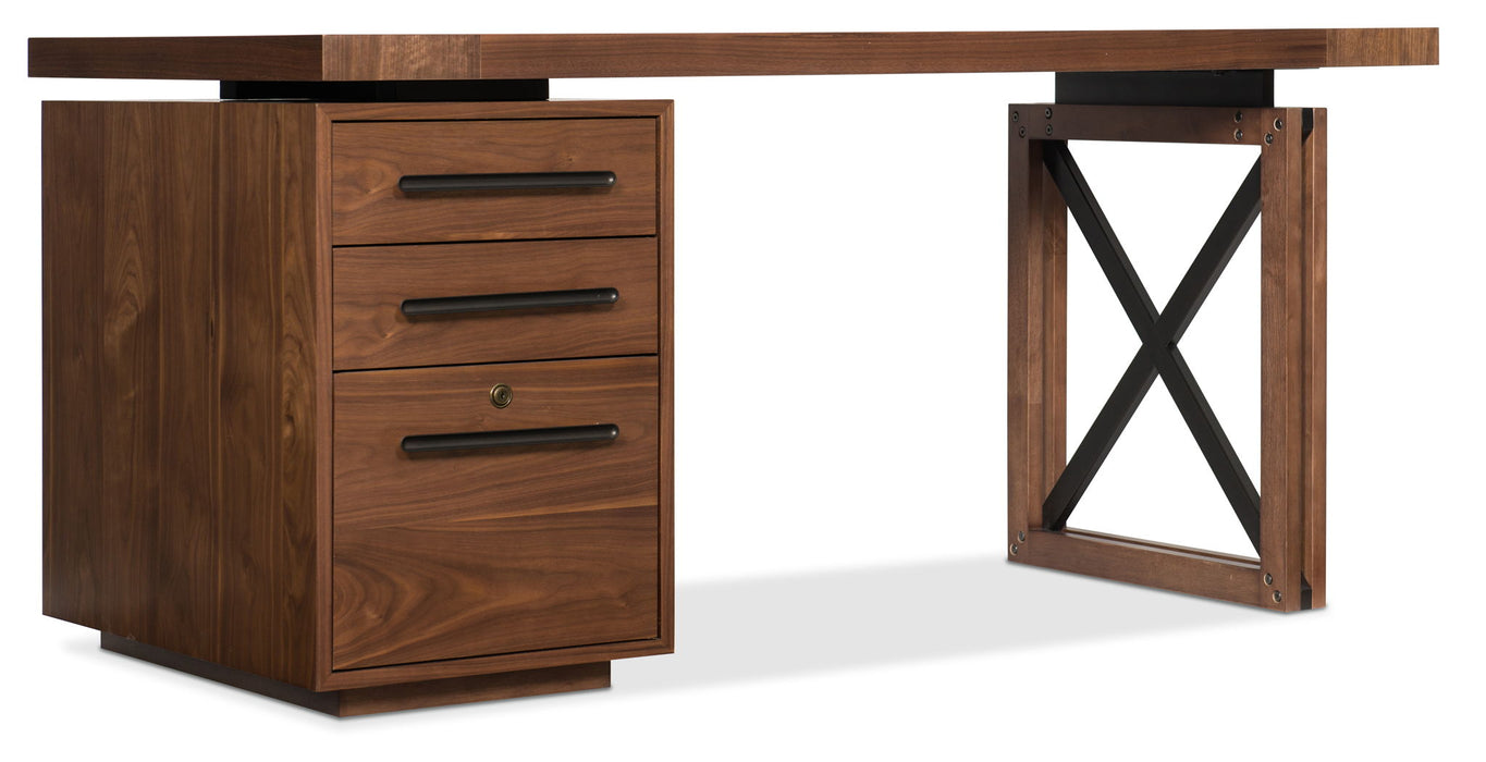 Elon - Desk Pedestal - Dark Brown