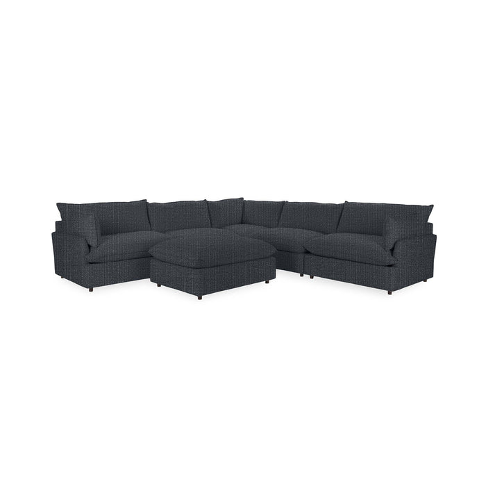 Caplan - 6 Piece Modular Sectional With Ottoman