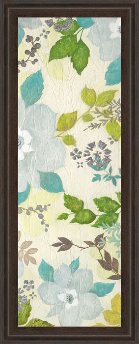 Fragrant Garden Il By Tava Studios - Framed Print Wall Art - Beige