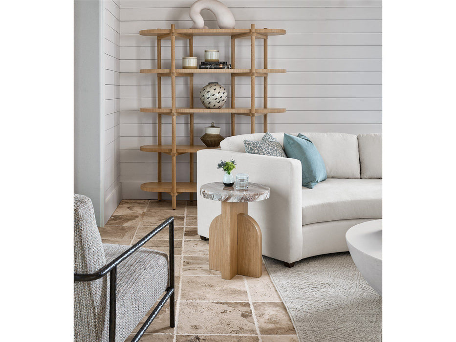 Modern - Riverine Accent Table - Light Brown