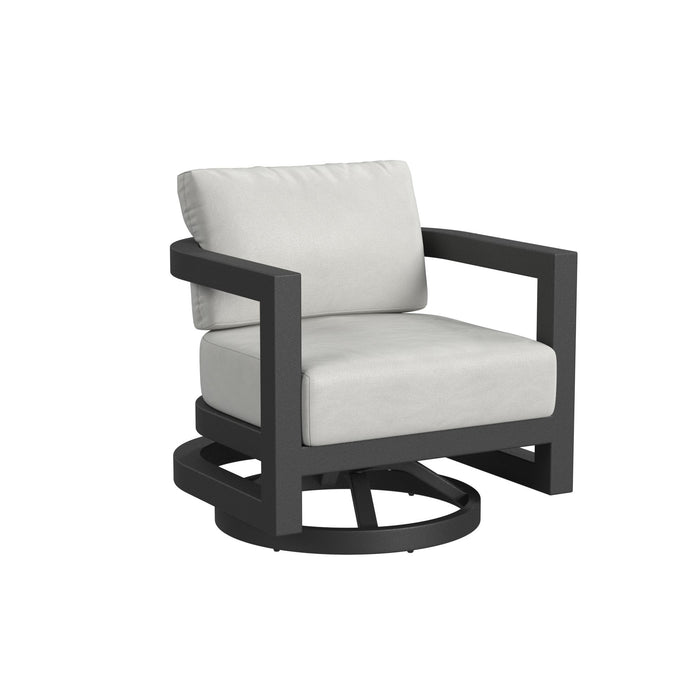 Malibu - Swivel Chair - Black / White