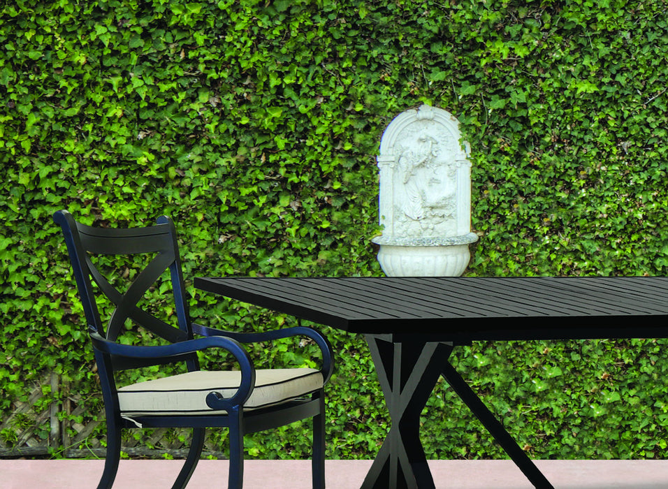 Monterey - Dining Chair, With Self Welt - Linen Stone / Black