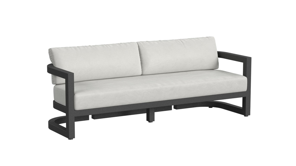 Malibu - Sofa - Black / White