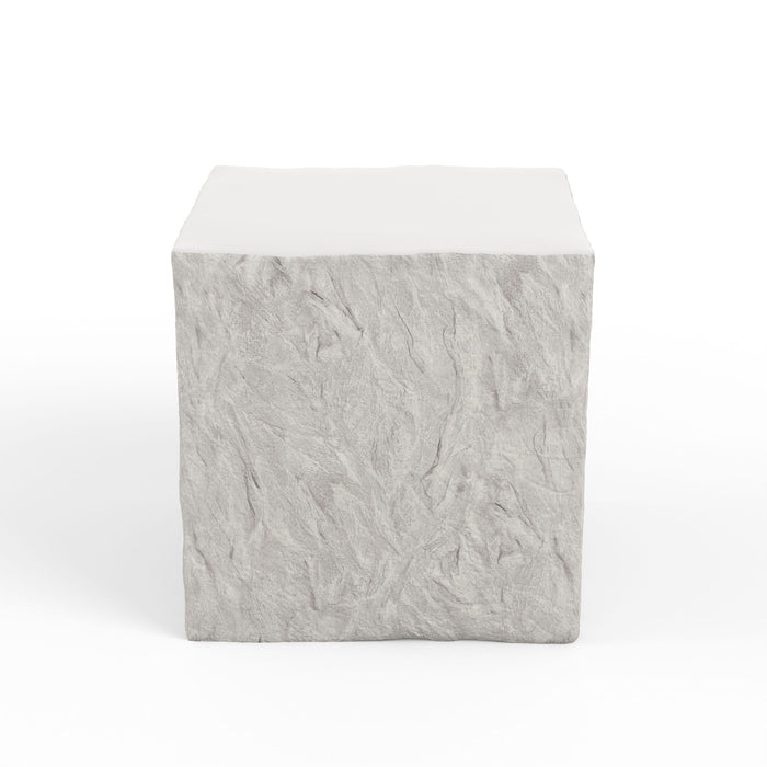 Bazaar - Antique End Table - Stone