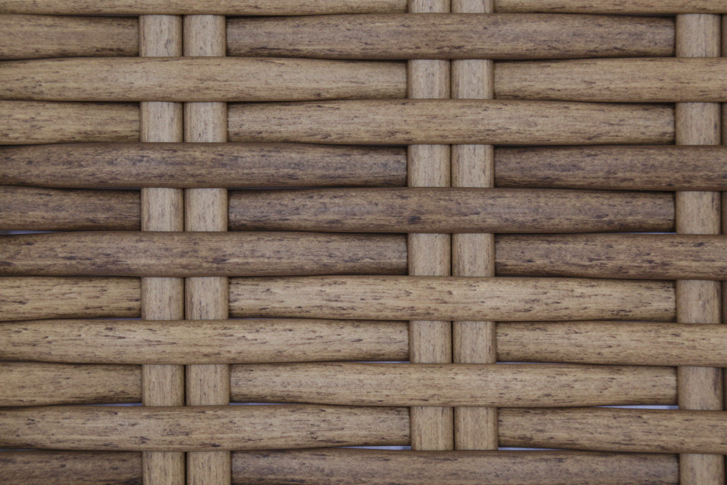 Havana - Loveseat, With Self Welt - Canvas Flax / Dark Brown